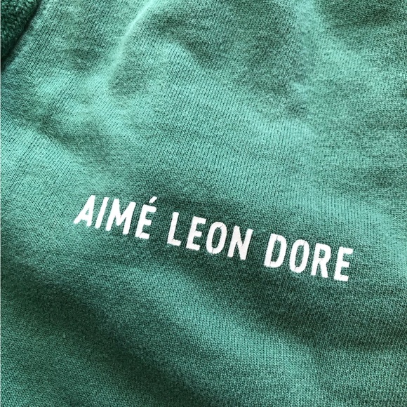 Aime Leon Dore Uniform Sweatpants in Green Men’s Size XS - Picture 5 of 11